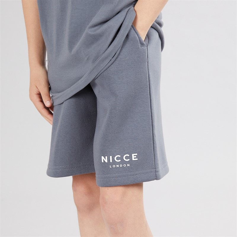 NICCE Boys Dohen T-Shirt And Shorts Set Steel Grey - Image 3
