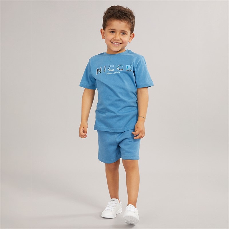 NICCE Boys T-Shirt And Shorts Set Blue - Image 3