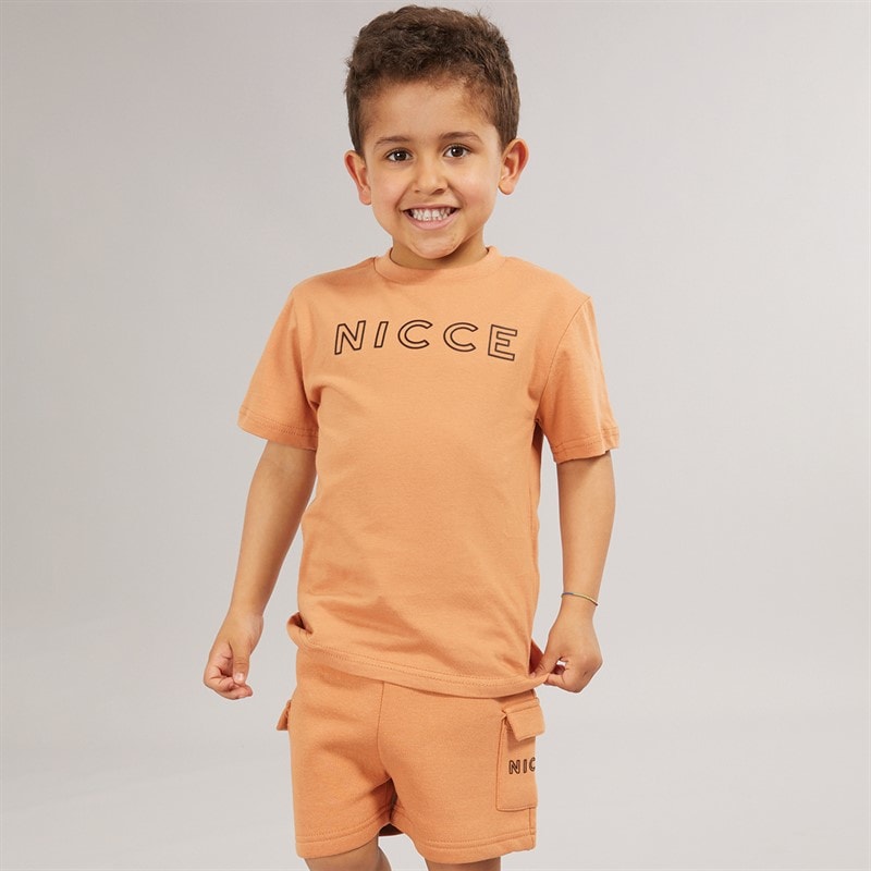 NICCE Boys T-Shirt And Shorts Set Orange