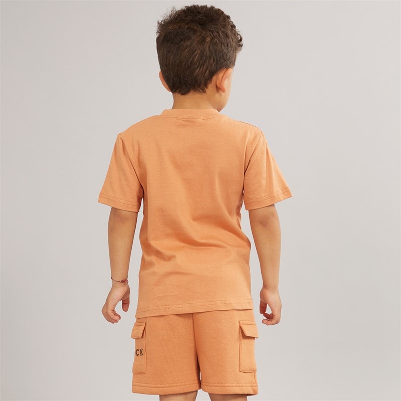 NICCE Boys T-Shirt And Shorts Set Orange - Image 2