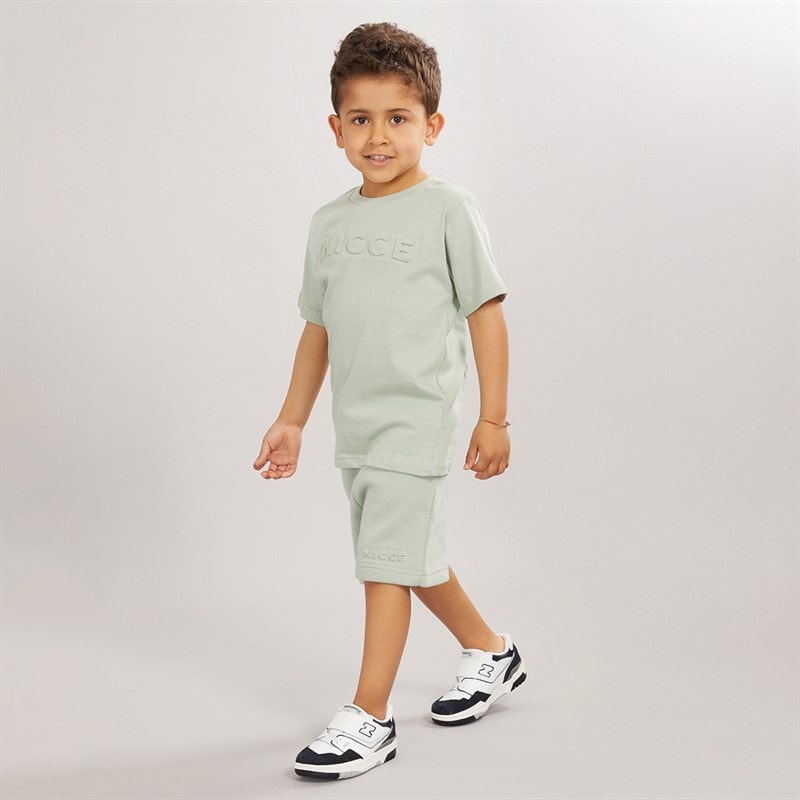 NICCE Boys T-Shirt And Shorts Set Green - Image 4