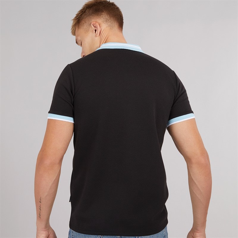 NICCE Mens Shoran Polo Shirt Black - Image 2