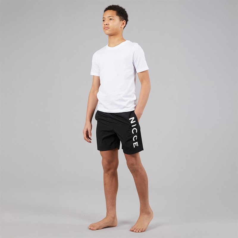 NICCE Boys Bonham Swim Shorts Black - Image 3
