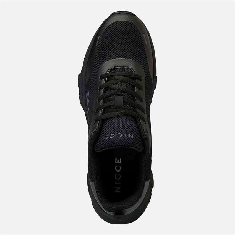 NICCE Mens Metolo Trainers Black/Coal - Image 4