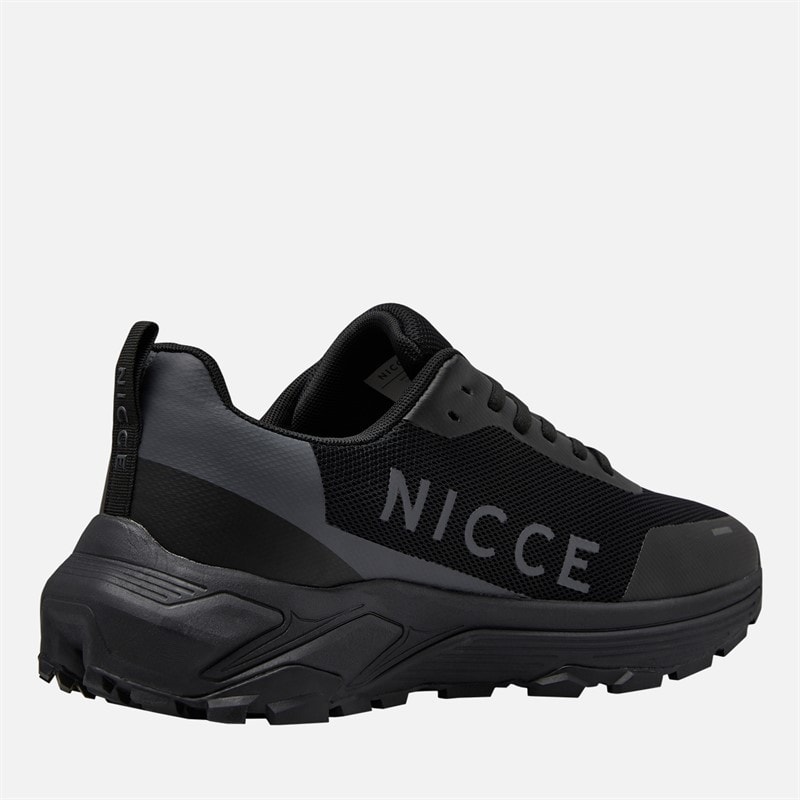 NICCE Mens Metolo Trainers Black/Coal - Image 5