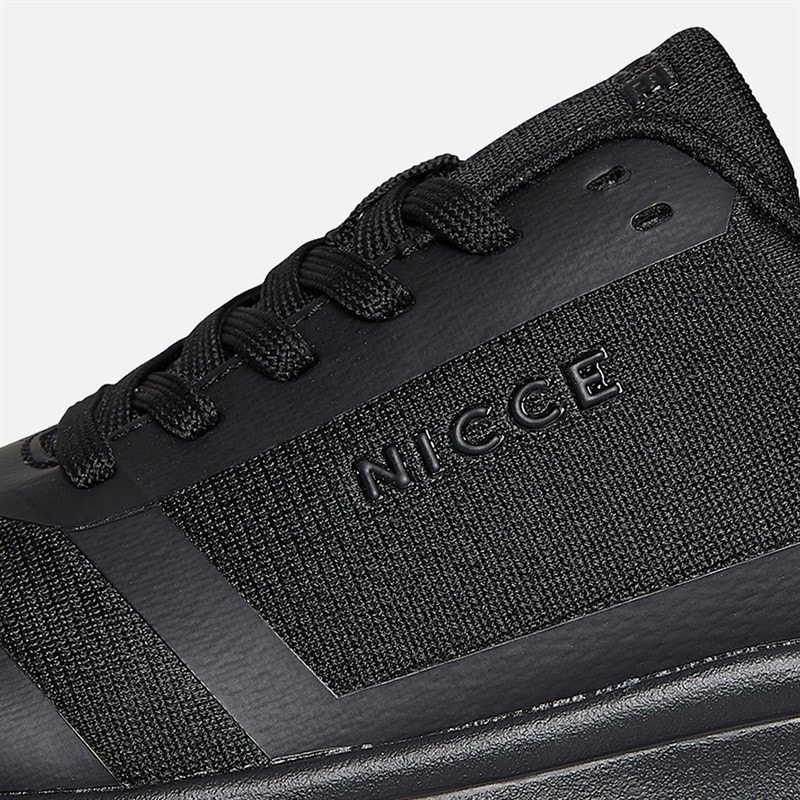 NICCE Junior Boys Frantor Trainers Black Mono - Image 5