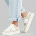 NICCE Womens Avalon Trainers White/Pink/Stone