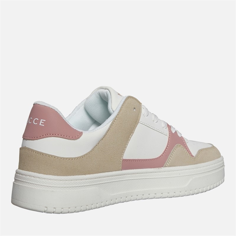 NICCE Womens Avalon Trainers White/Pink/Stone - Image 5