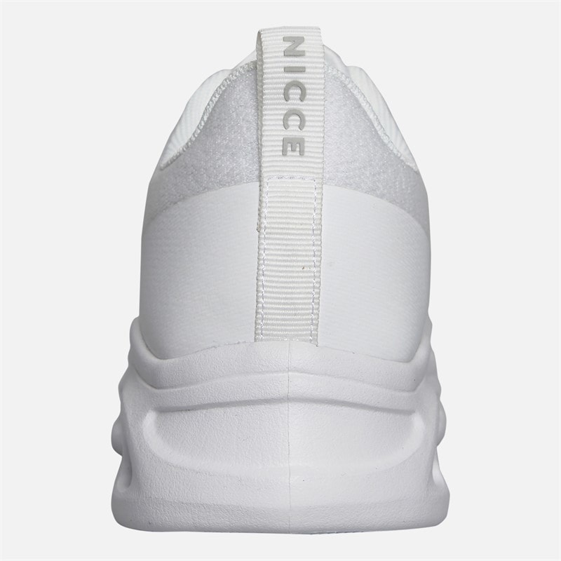 NICCE Junior Boys Frantor Trainers White Mono - Image 3