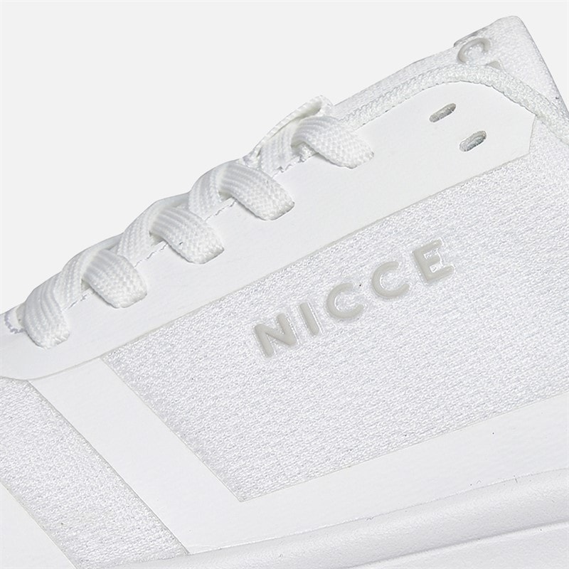 NICCE Junior Boys Frantor Trainers White Mono - Image 5
