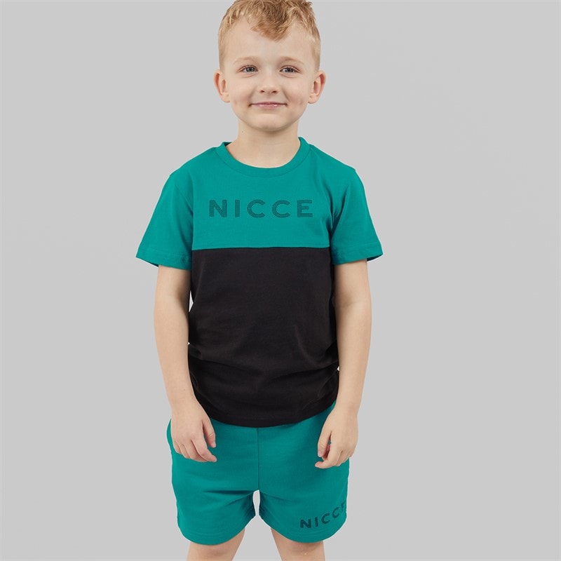 NICCE Boys T-Shirt And Shorts Set Green