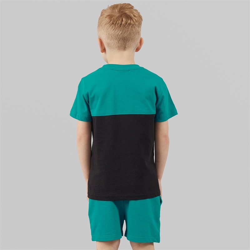 NICCE Boys T-Shirt And Shorts Set Green - Image 2