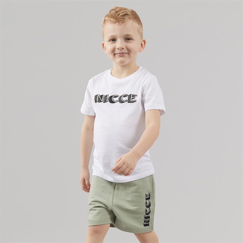 NICCE Boys T-Shirt And Shorts Set Sage