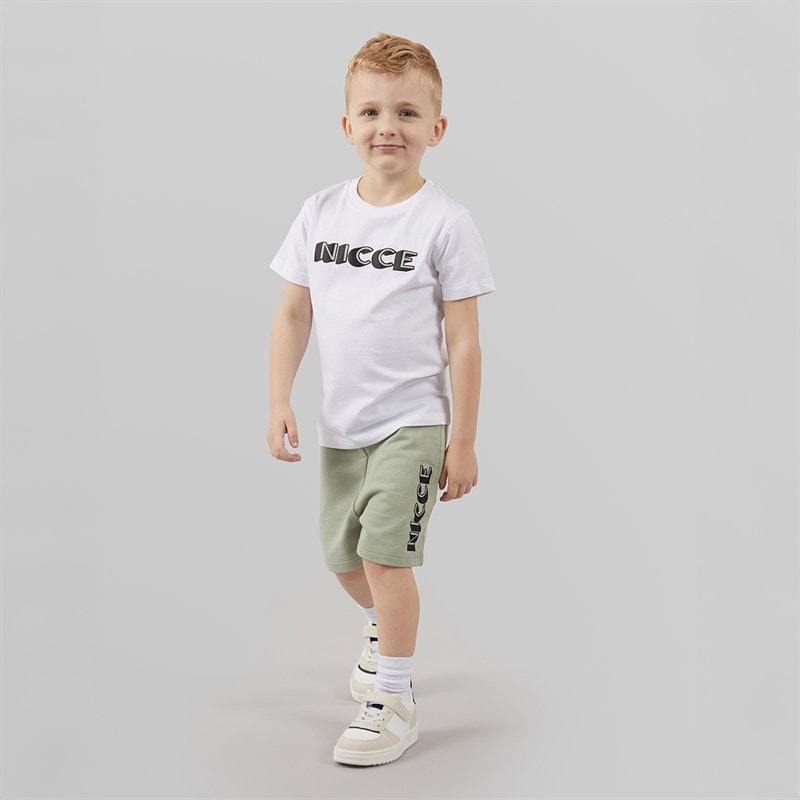 NICCE Boys T-Shirt And Shorts Set Sage - Image 3