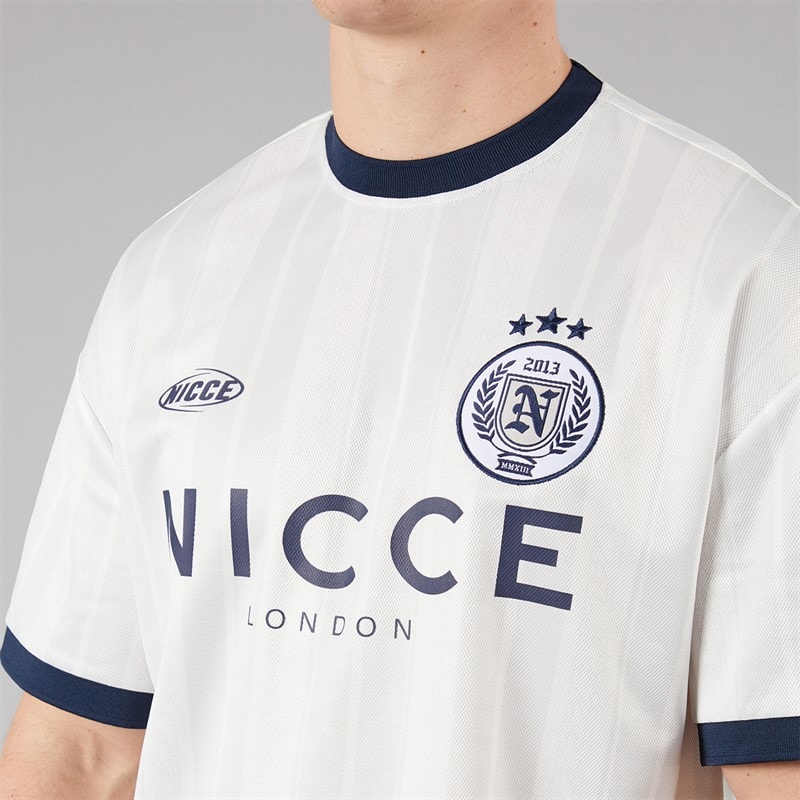 NICCE Mens Legend Oversized T-Shirt White - Image 3