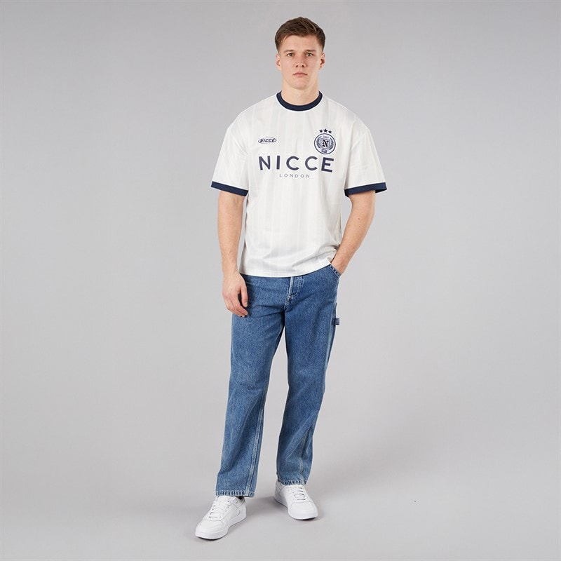 NICCE Mens Legend Oversized T-Shirt White - Image 4