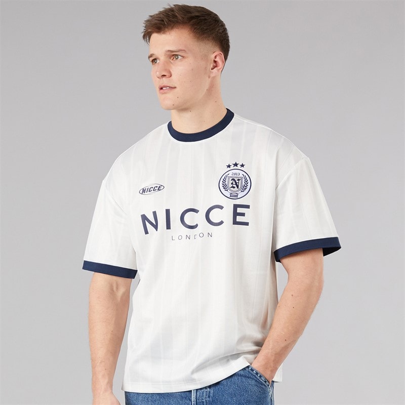 NICCE Mens Legend Oversized T-Shirt White - Image 5
