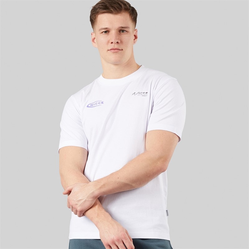 NICCE Mens Bochlo T-Shirt White - Image 2