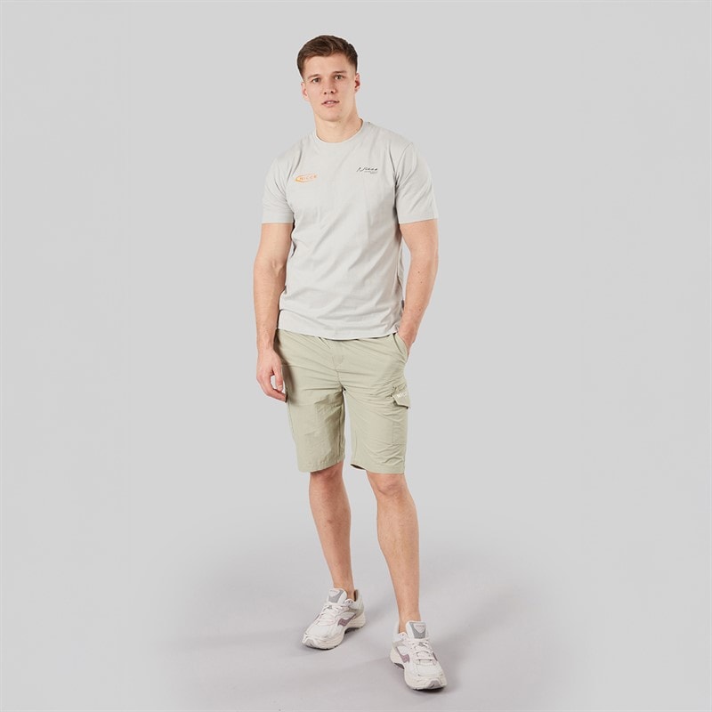 NICCE Mens Bochlo T-Shirt Chalk Grey - Image 3