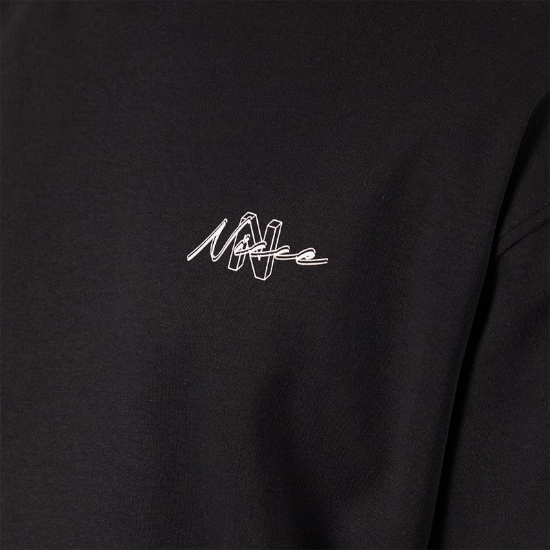 NICCE Mens Alotte Oversized T-Shirt Black - Image 5