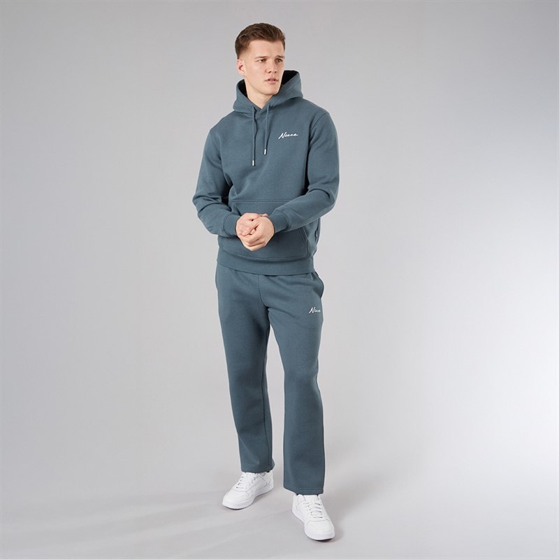 NICCE Mens Icenos Open Hem Tracksuit Future Grey - Image 4