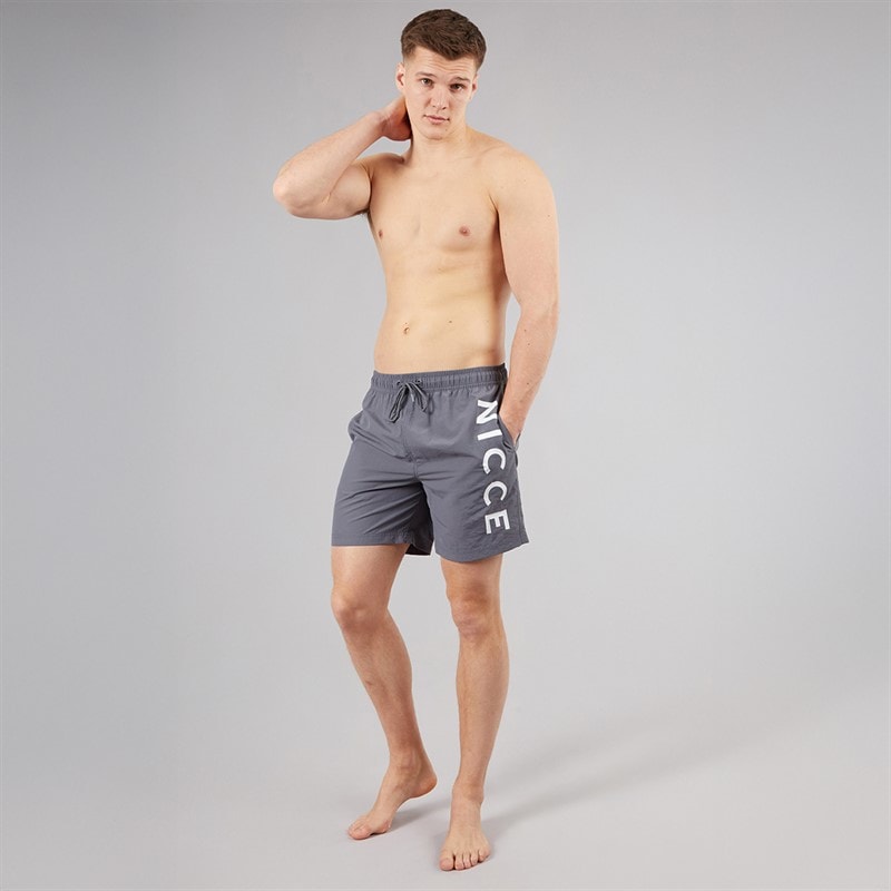 NICCE Mens Bonham Swim Shorts Future Grey - Image 4