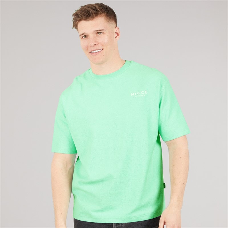 NICCE Mens Flavur Oversized T-Shirt Minty - Image 2