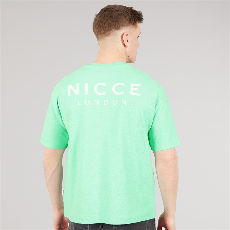 NICCE Mens Flavur Oversized T-Shirt Minty - Image 3
