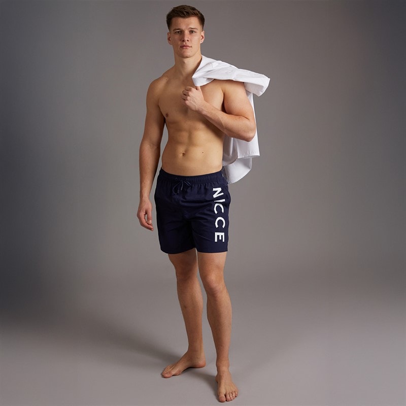 NICCE Mens Bonham Swim Shorts Navy - Image 3