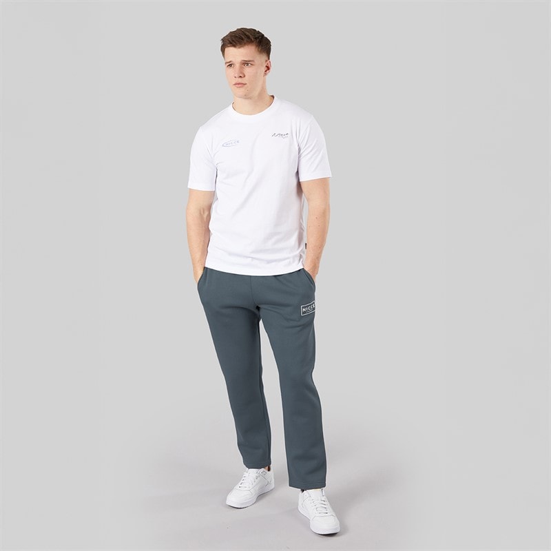 NICCE Mens Open Hem Joggers Future Grey - Image 4