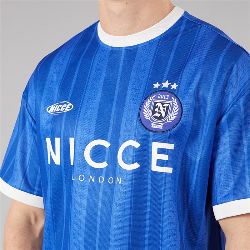 NICCE Mens Legend Oversized T-Shirt Royal - Image 3