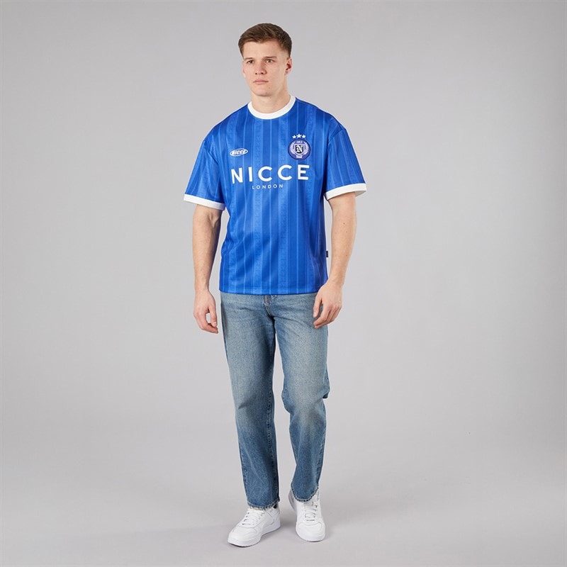 NICCE Mens Legend Oversized T-Shirt Royal - Image 4