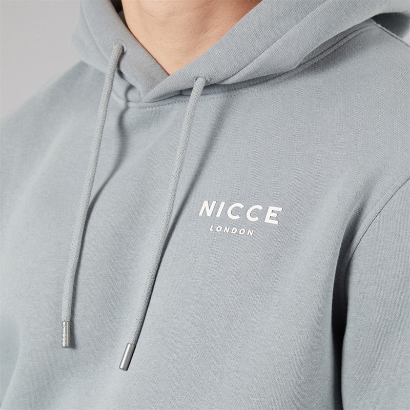 NICCE Mens Londres Cargo Open Hem Tracksuit Circular Grey - Image 3