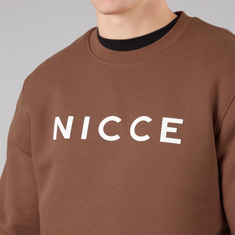 NICCE Mens Lormi Sweatshirt Chestnut - Image 3