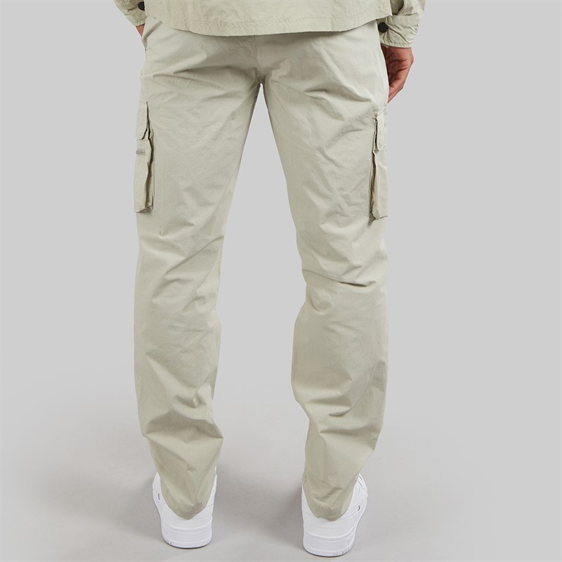 NICCE Mens Baggi Loose Fit Cargo Pants Grey Stone - Image 2