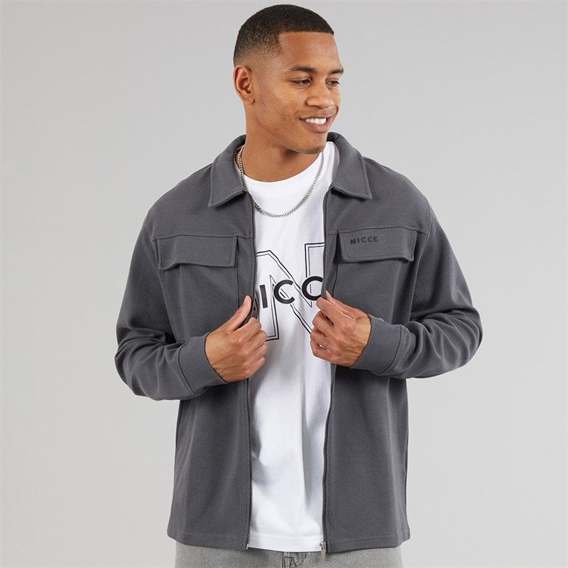 NICCE Mens Semicir Utility Jacket Coal
