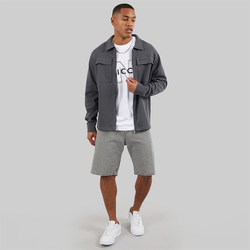 NICCE Mens Semicir Utility Jacket Coal - Image 4