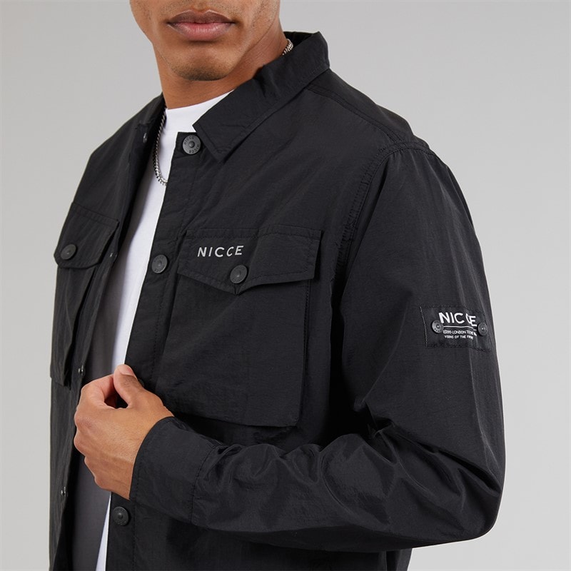 NICCE Mens Eonbro Utility Jacket Black - Image 3