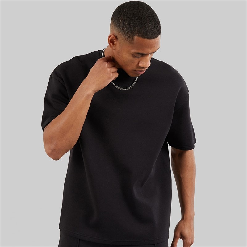 NICCE Mens Luxe Relaxed Fit T-Shirt Black