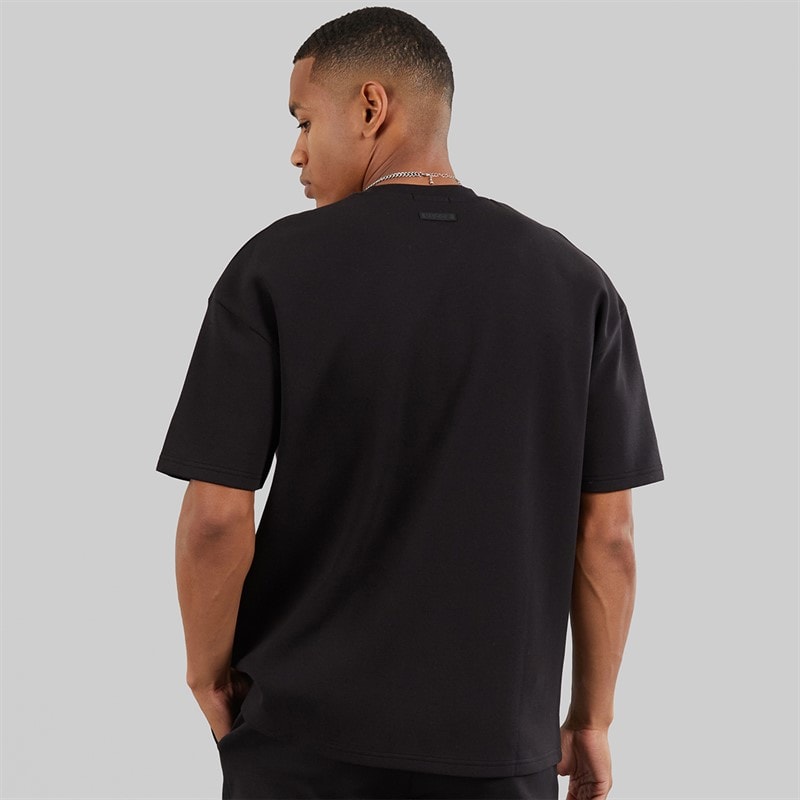 NICCE Mens Luxe Relaxed Fit T-Shirt Black - Image 2