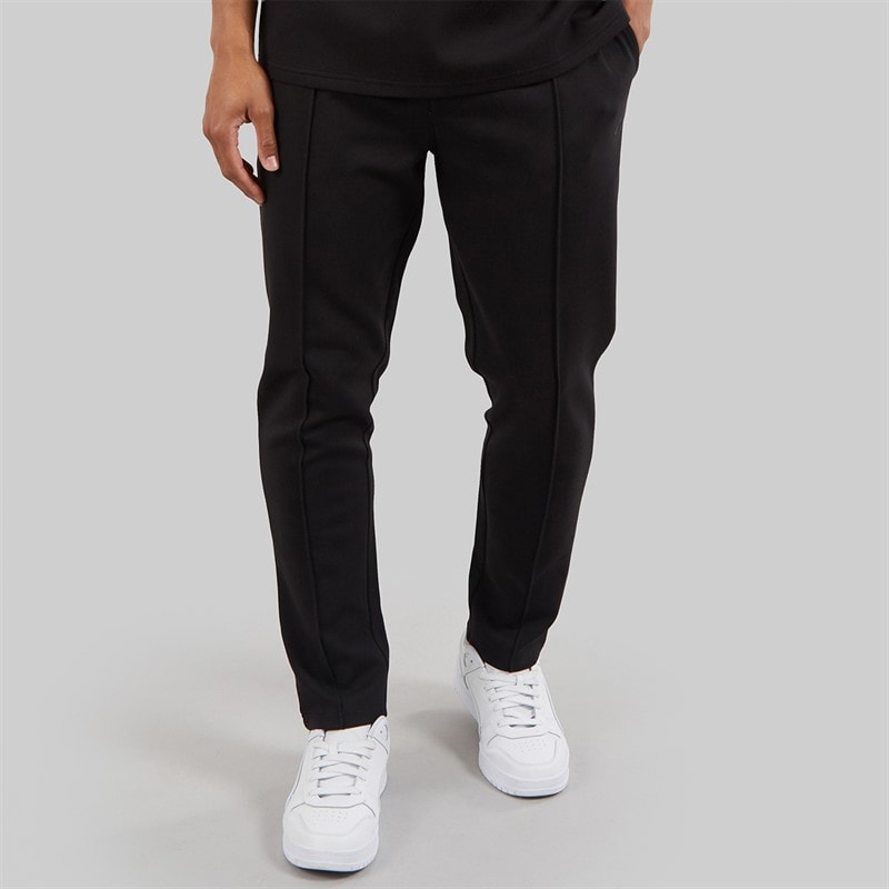 NICCE Mens Luxe Piping Joggers Black