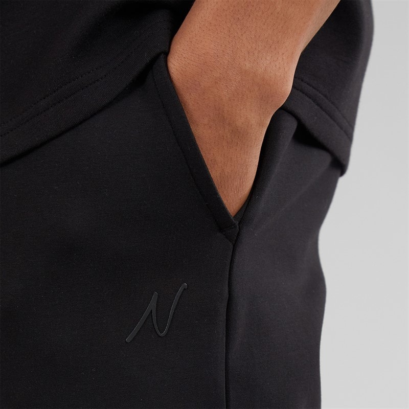 NICCE Mens Luxe Piping Joggers Black - Image 3