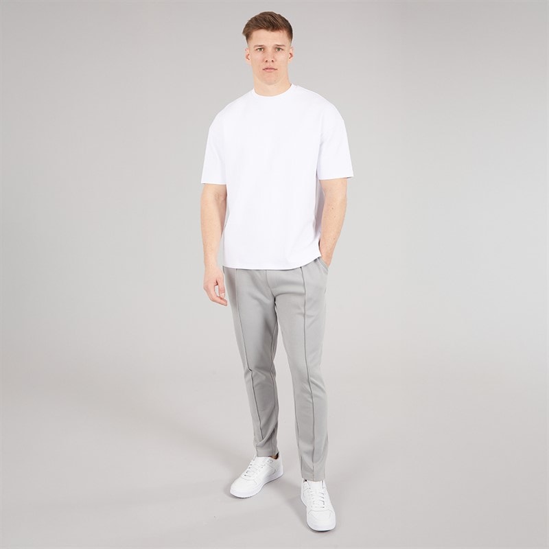 NICCE Mens Luxe Piping Joggers Circular Grey - Image 4