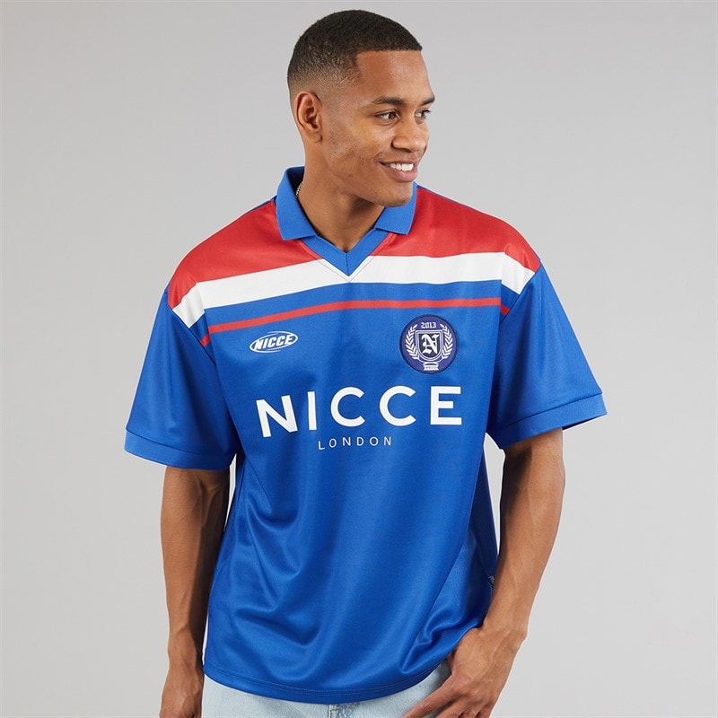 NICCE Mens Midfield T-Shirt Royal Blue
