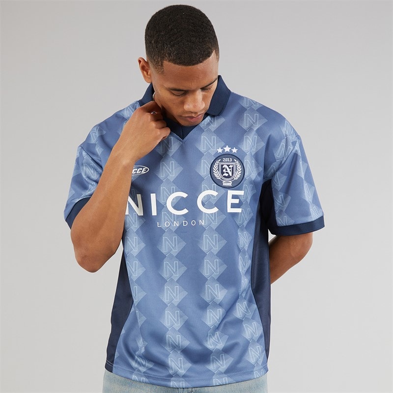 NICCE Mens Billete T-Shirt Element Blue