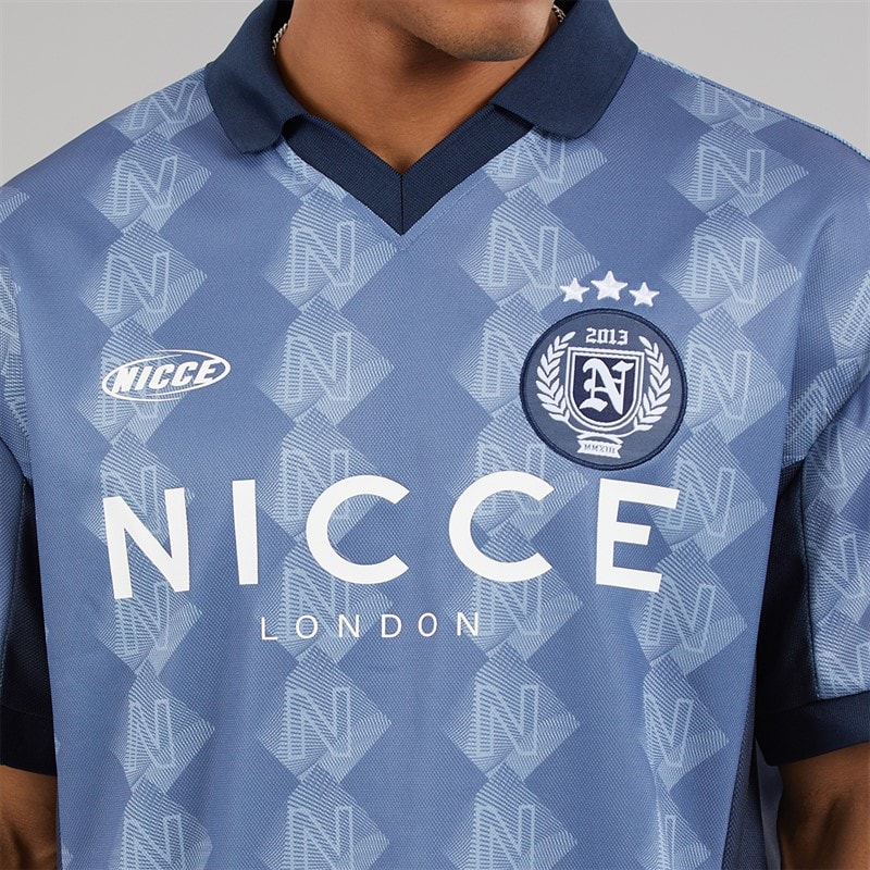 NICCE Mens Billete T-Shirt Element Blue - Image 3