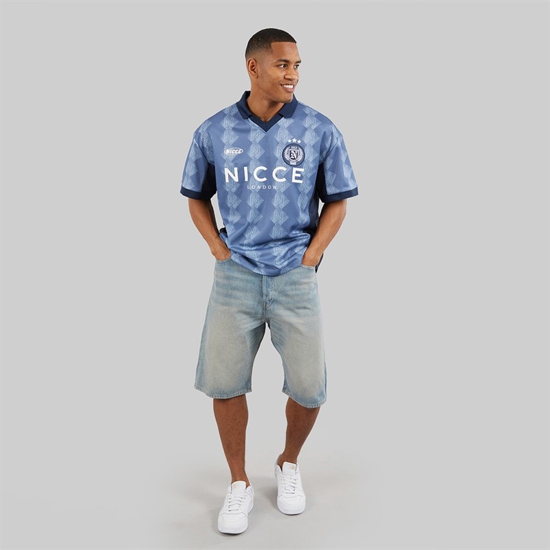 NICCE Mens Billete T-Shirt Element Blue - Image 4