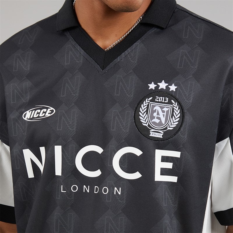 NICCE Mens Billete T-Shirt A Black - Image 3