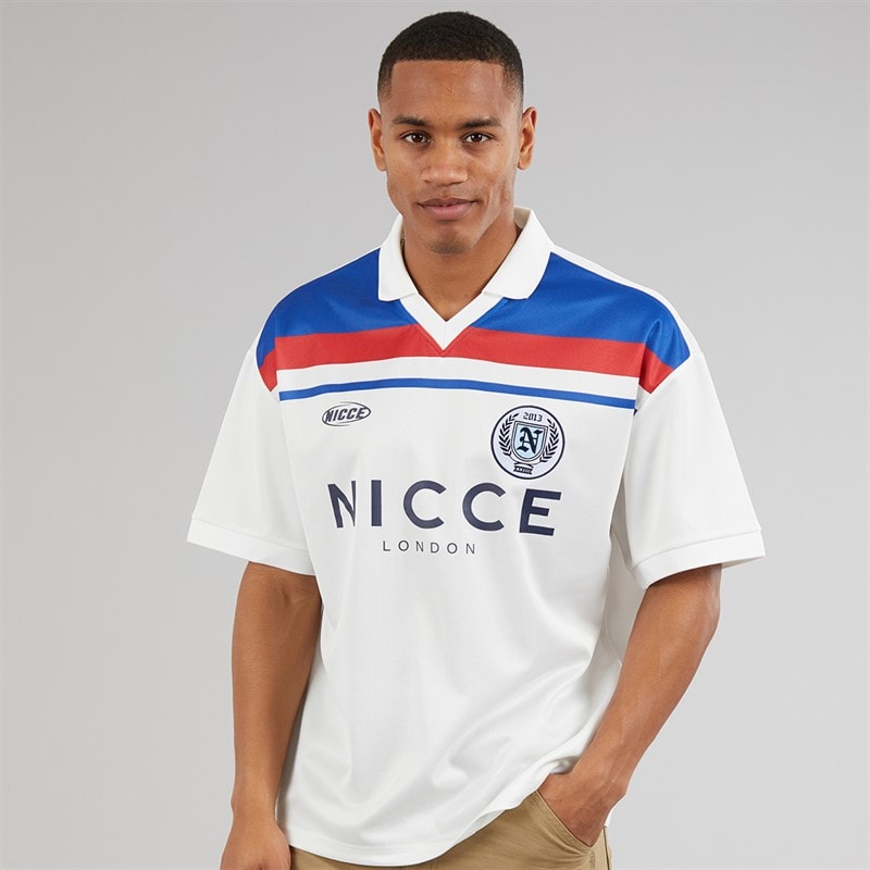 NICCE Mens Midfield T-Shirt A White