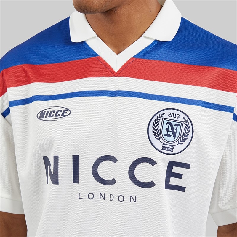 NICCE Mens Midfield T-Shirt A White - Image 3